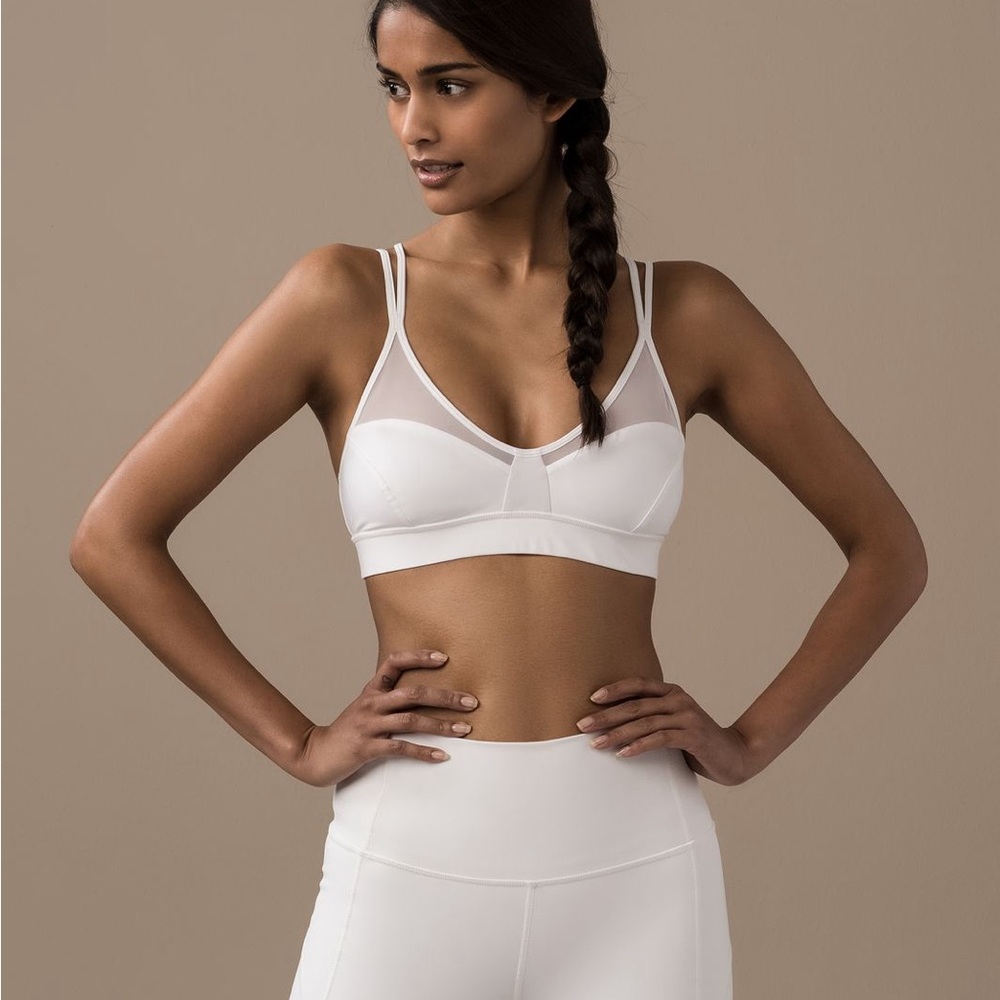 Lululemon White Anew Bra